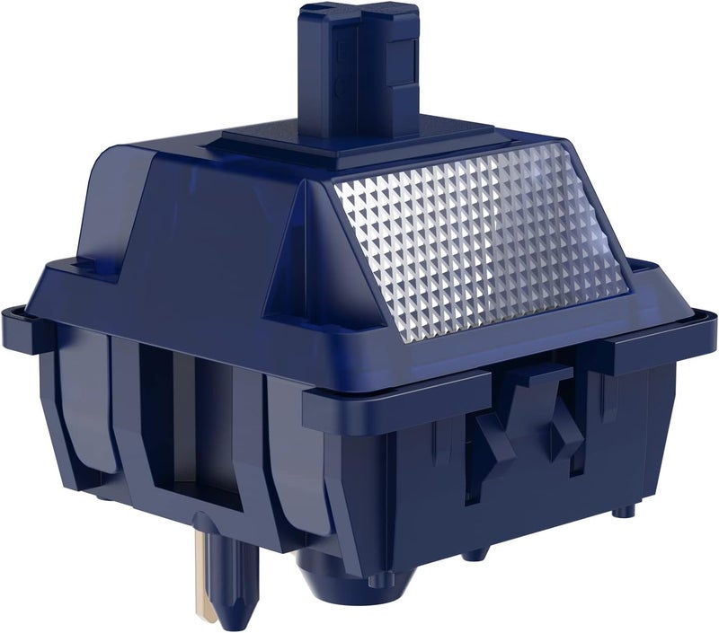 DUROCK Blue Lotus Switch, High Precision T1 Tactile Switches 65g Long Spring Pre-Lubed RGB Heavy Tactile Keyboard Switches ( Blue Lotus, 70pcs) - Image 3